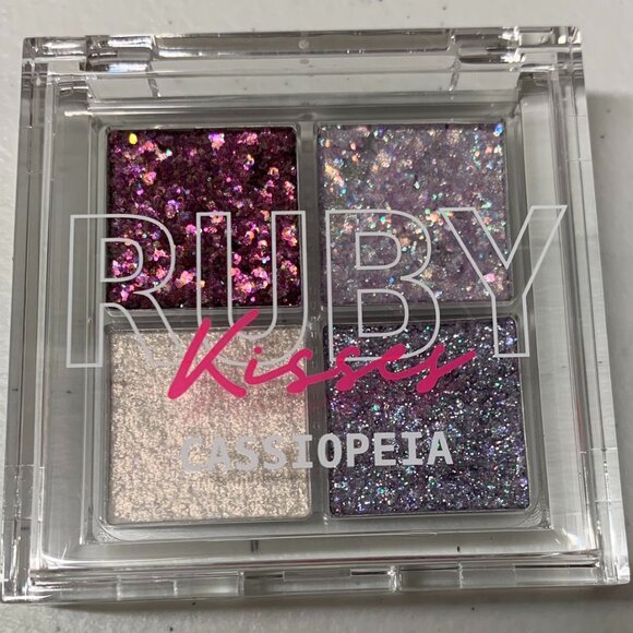 Ruby Kiss Glitter Gem Eye Shadow Palette #GGP03 Cassiopeia Eyeshadow Palette - Picture 13 of 13